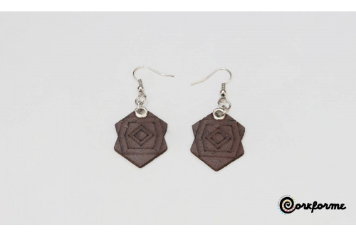 Cork Earrings Ref: C1185 F Cork Earrings Ref: C1185 F