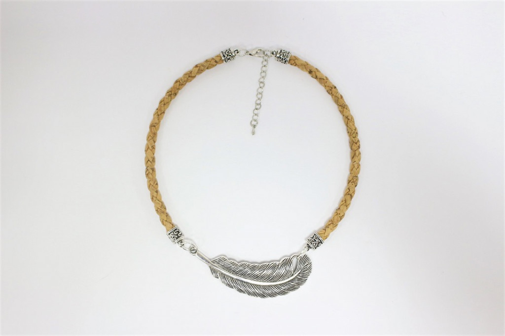 Cork Braid Necklace Ref: 1111 C