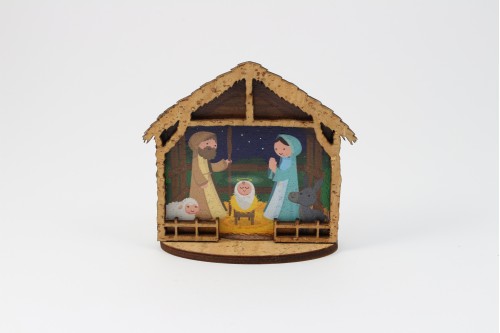 Presépio de cortiça Ref: 2012D