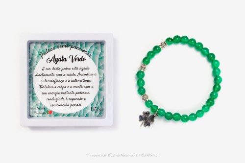 Pulseira com pedras semipreciosas - Ref. 1239 Pulseira com pedras semipreciosas - Ref. 1239