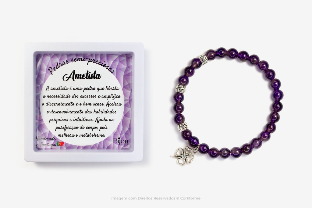 Pulseira com pedras semipreciosas - Ref. 1239 Pulseira com pedras semipreciosas - Ref. 1239