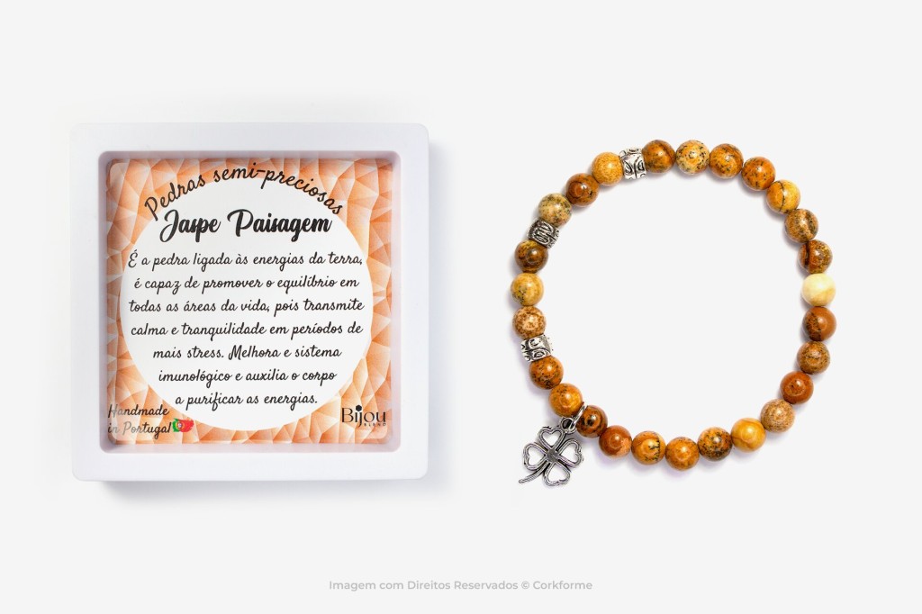 Pulseira com pedras semipreciosas - Ref. 1239 Pulseira com pedras semipreciosas - Ref. 1239