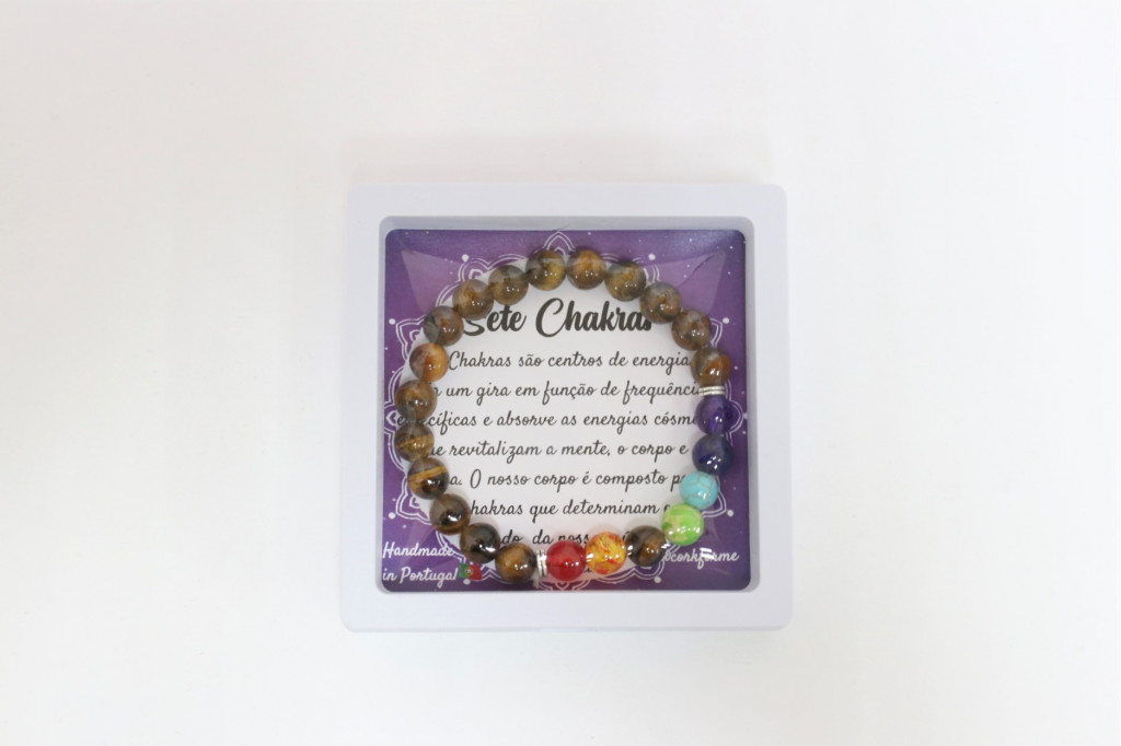 7 Chakras bracelet with box - Ref. 1244