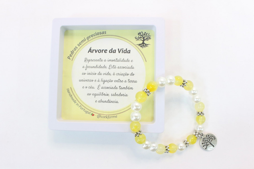 Pulseira do amuleto da sorte com caixa - Ref. 1245