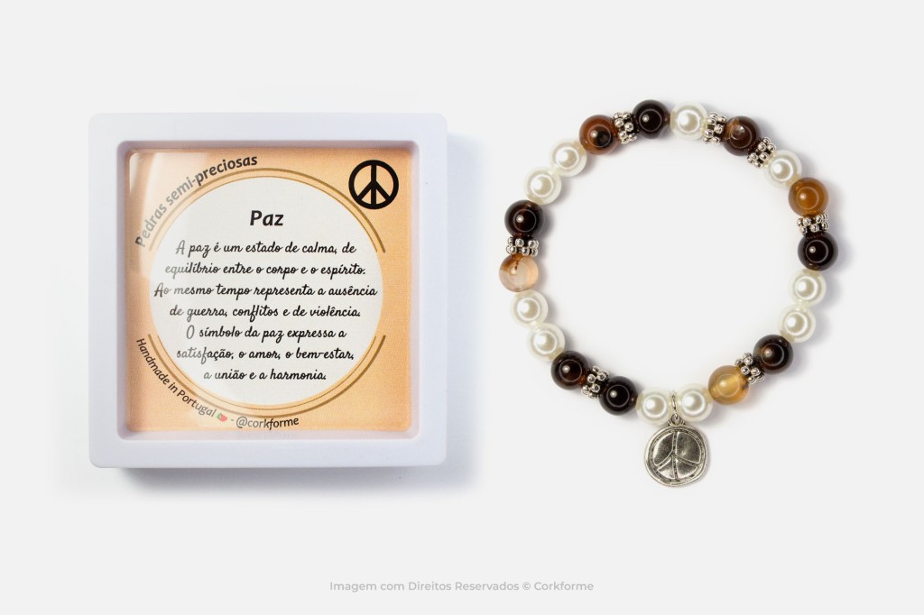Pulseira do amuleto da sorte com caixa - Ref. 1245 Pulseira do amuleto da sorte com caixa - Ref. 1245