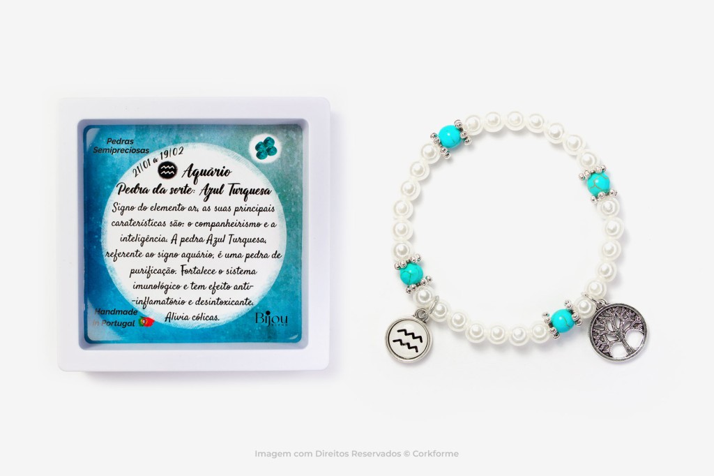 Pulseira do signo com caixa - Ref. 1251 Pulseira do signo com caixa - Ref. 1251