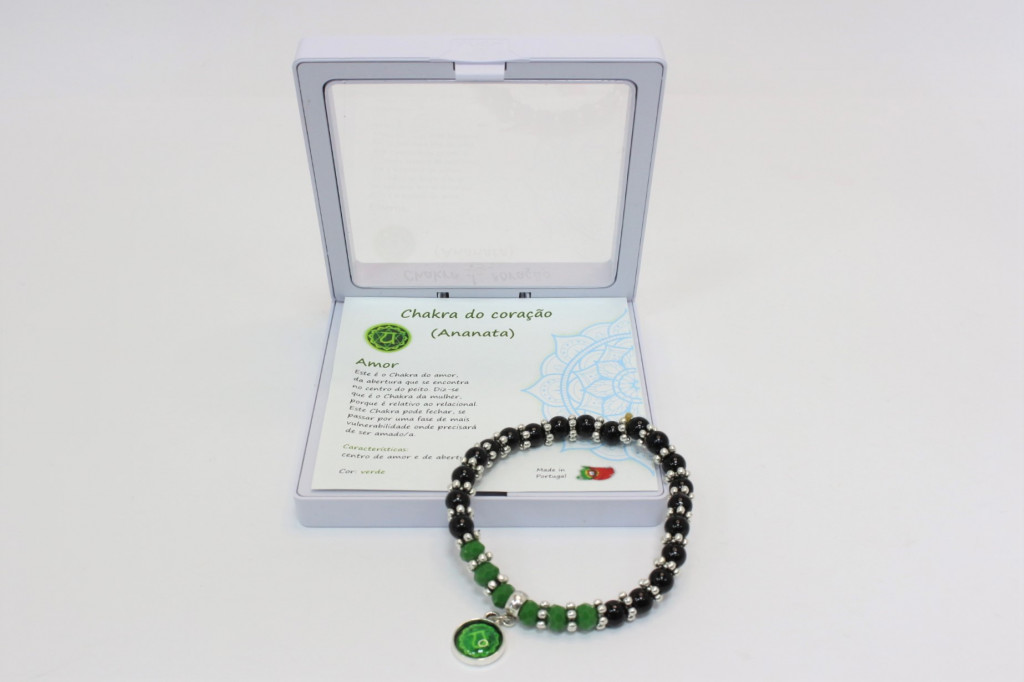 Pulseira do chakra com caixa - Ref.  A 1238 C