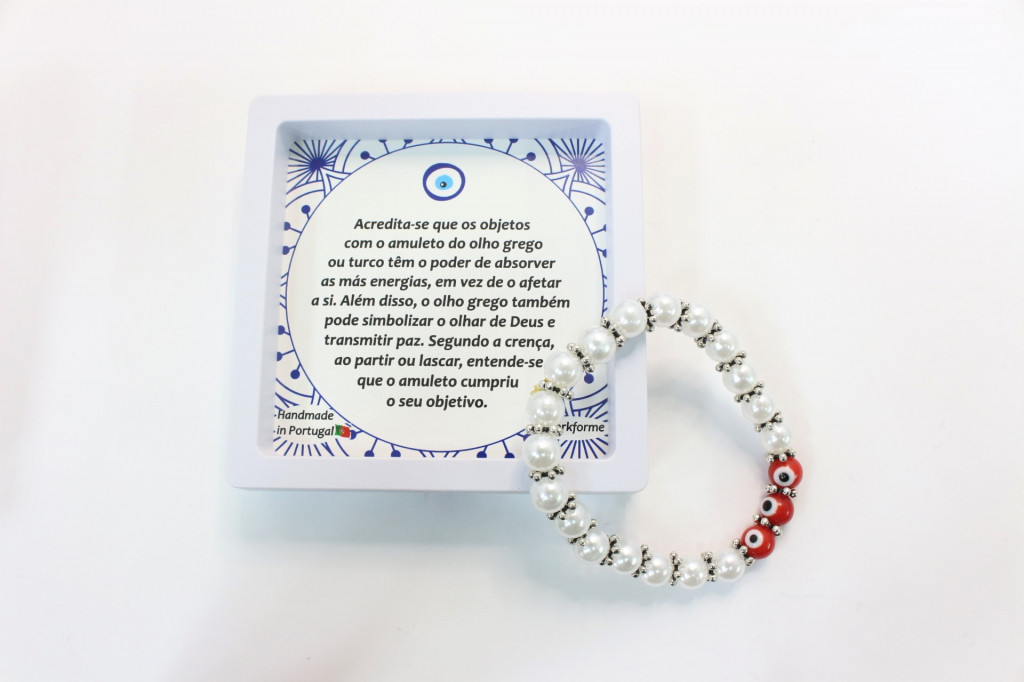 Turkish/Greek eye bracelet with box - Ref. A 1238 O