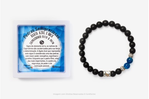 Pulseira do signo com caixa - Ref. M1251