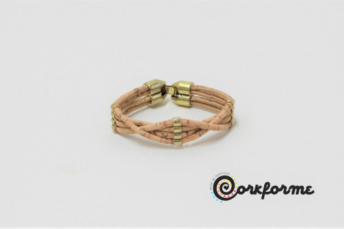 Pulseira de Cortiça Ref: 906 K Dourado Pulseira de Cortiça Ref: 906 K Dourado