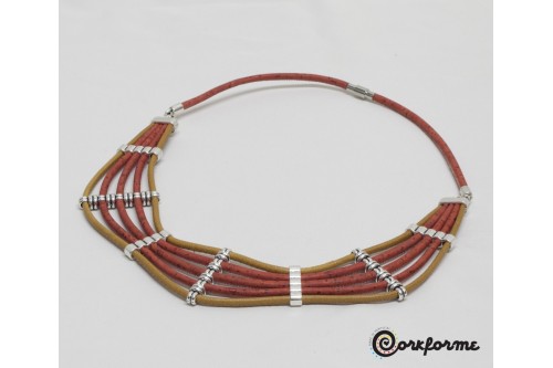 Gargantilha de Cortiça Ref: 929 F