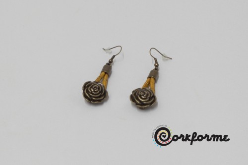Cork Earrings Ref: 910 J Cork Earrings Ref: 910 J