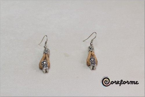 Cork Earrings Ref: 911 AQ Cork Earrings Ref: 911 AQ