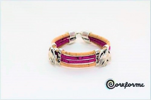 Pulseira de Cortiça Ref: 906 BI Pulseira de Cortiça Ref: 906 BI