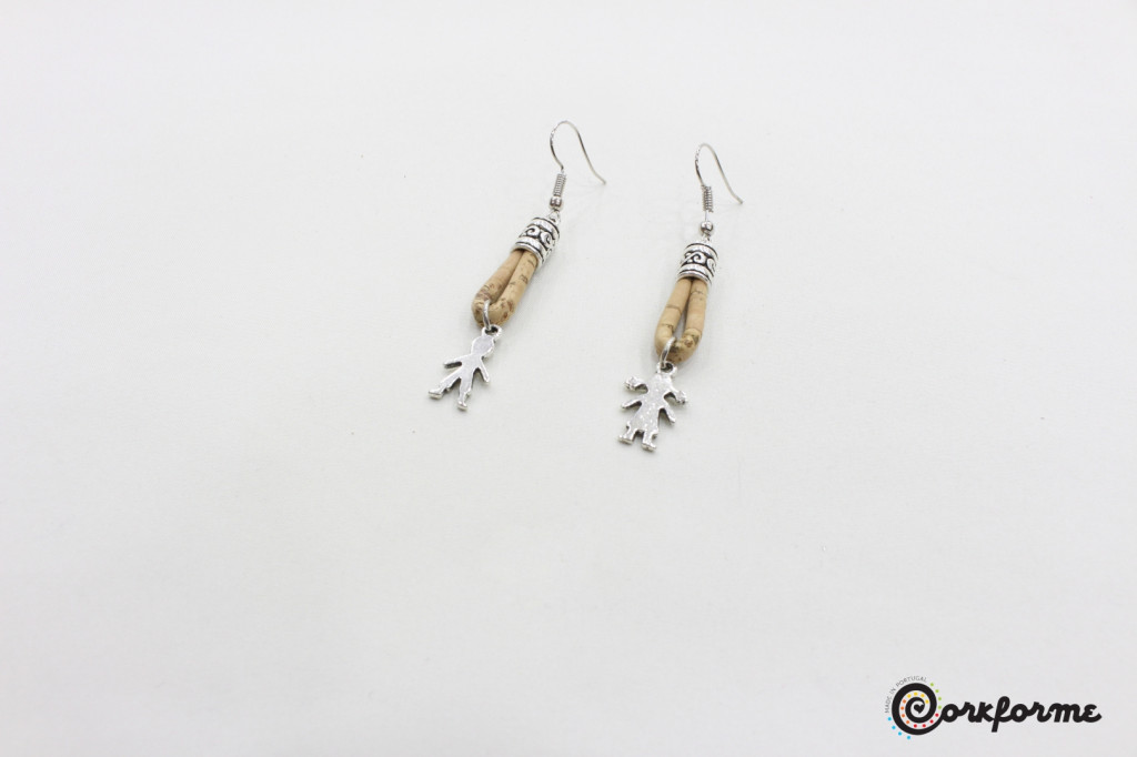 Cork Earrings Ref: 910 AI