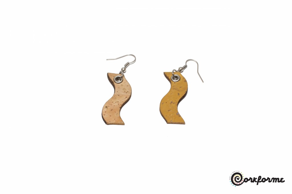 Cork Earrings Ref: C1178 A