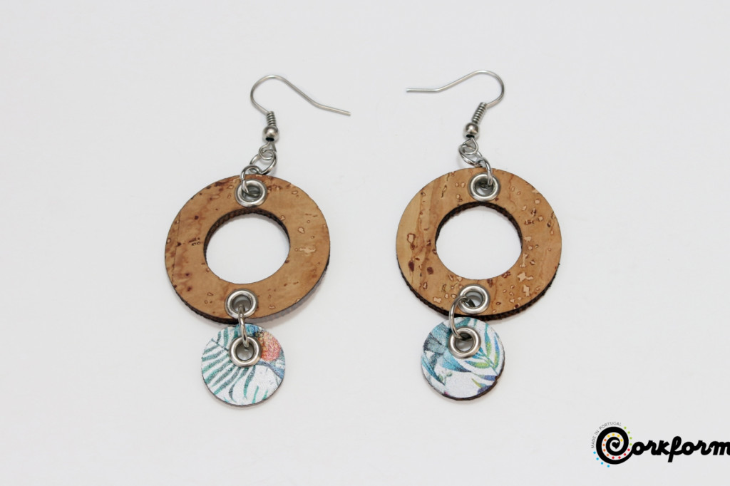 Cork Earrings Ref: C1185 G