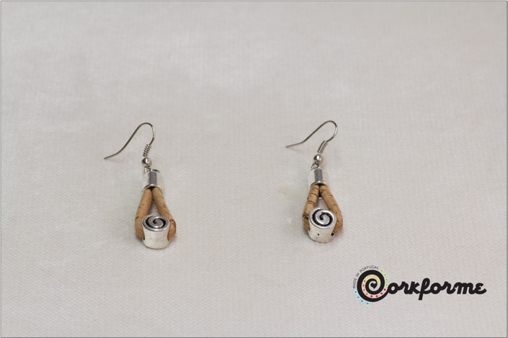 Cork Earrings Ref: 911 M