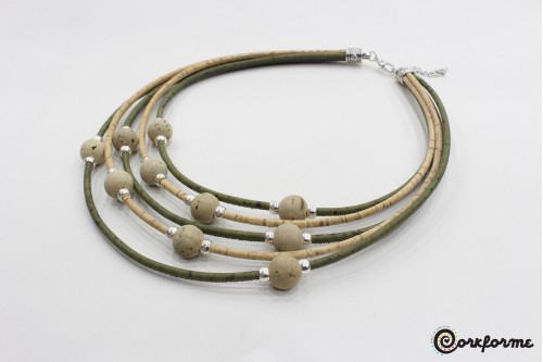 Gargantilha de Cortiça Ref: 971 F