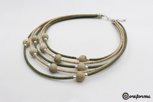 Gargantilha de Cortiça Ref: 971 F