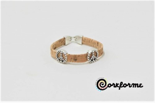 Pulseira de Cortiça Ref: 902 FV Pulseira de Cortiça Ref: 902 FV