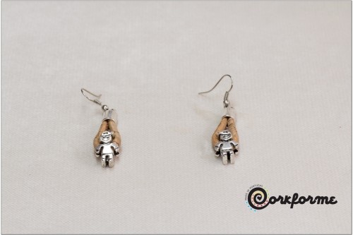 Cork Earrings Ref: 911 U2 Cork Earrings Ref: 911 U2