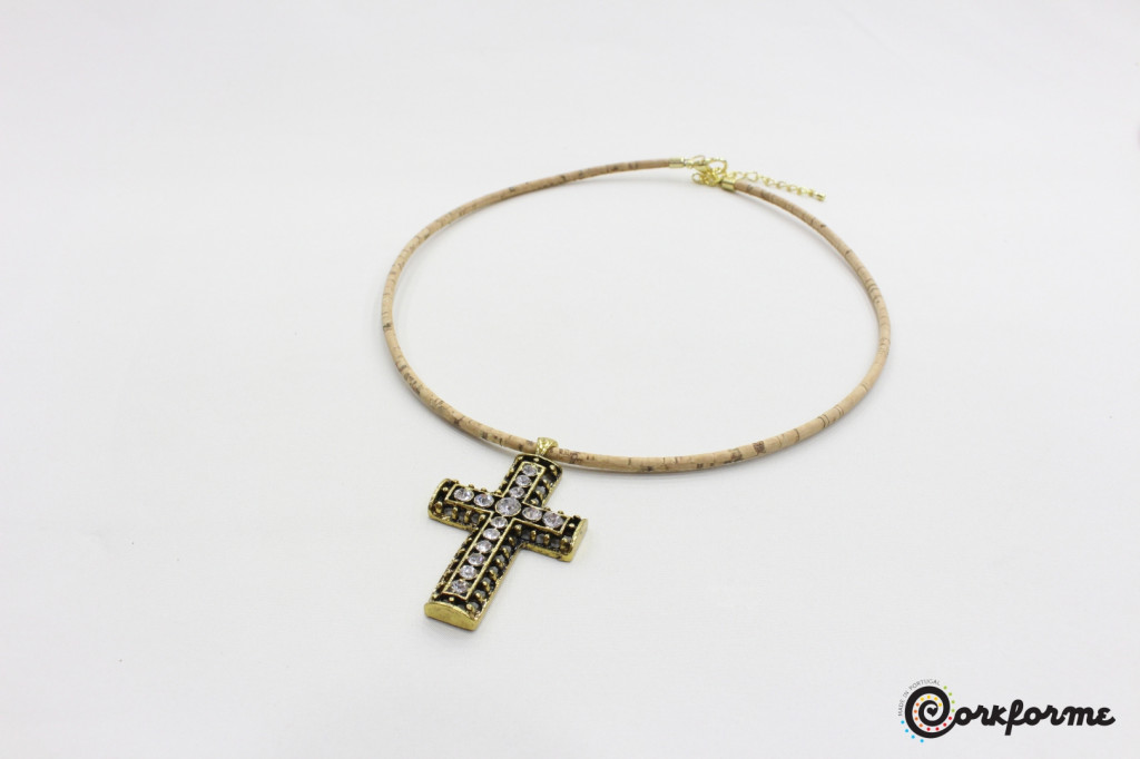Cork Necklace Ref: 905 AQ Golden