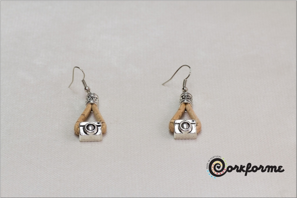 Cork Earrings Ref: 911 W