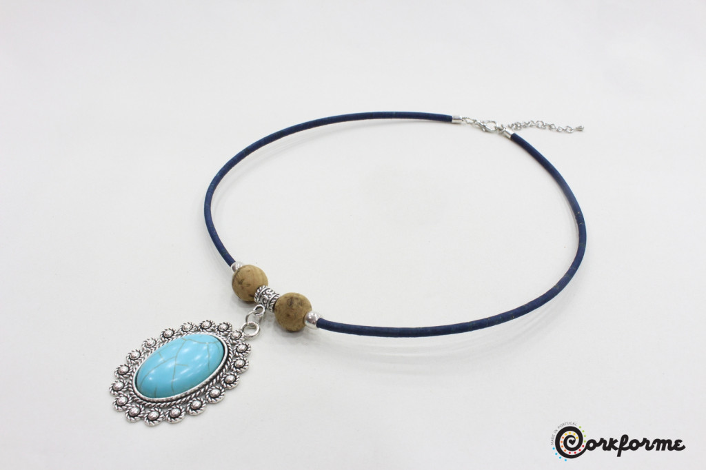 Cork Necklace Ref: 907 BL