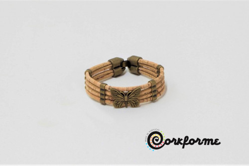 Pulseira de Cortiça Ref: 906 AA Bronze Pulseira de Cortiça Ref: 906 AA Bronze