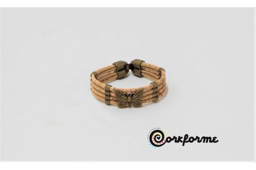 Pulseira de Cortiça Ref: 906 AA Bronze Pulseira de Cortiça Ref: 906 AA Bronze
