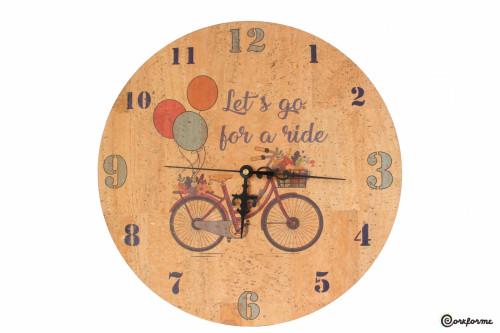 Relógio de Cortiça Ref: 4007 VB3