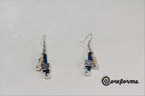 Cork Earrings Ref: 910 Z Cork Earrings Ref: 910 Z