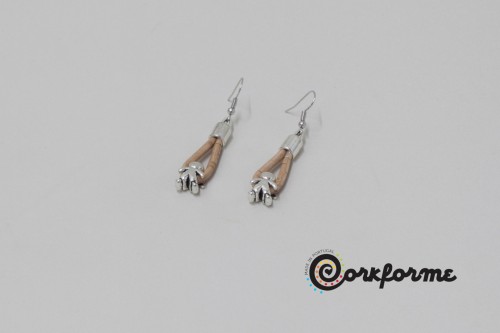 Cork Earrings Ref: 911 AC2 Cork Earrings Ref: 911 AC2