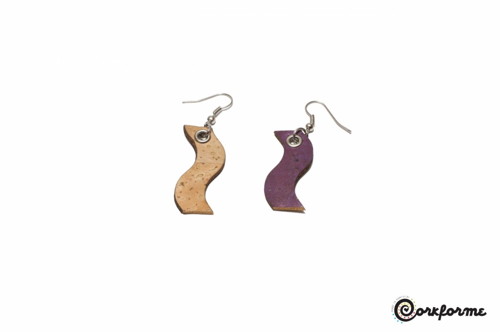 Cork Earrings Ref: C1178 A