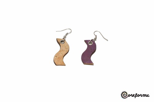 Cork Earrings Ref: C1178 A