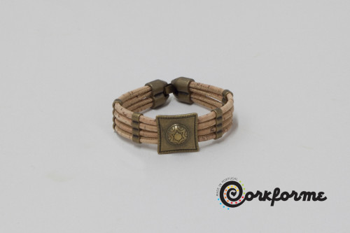 Pulseira de Cortiça Ref: 906 CK Bronze Pulseira de Cortiça Ref: 906 CK Bronze