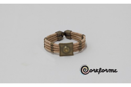 Pulseira de Cortiça Ref: 906 CK Bronze Pulseira de Cortiça Ref: 906 CK Bronze