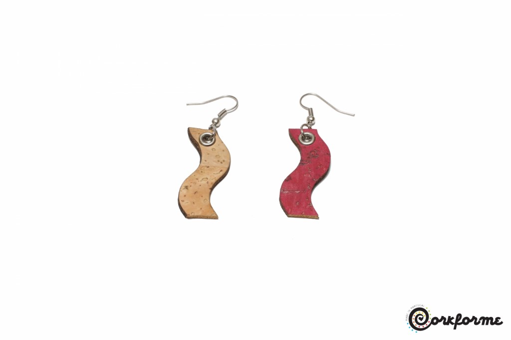 Cork Earrings Ref: C1178 A