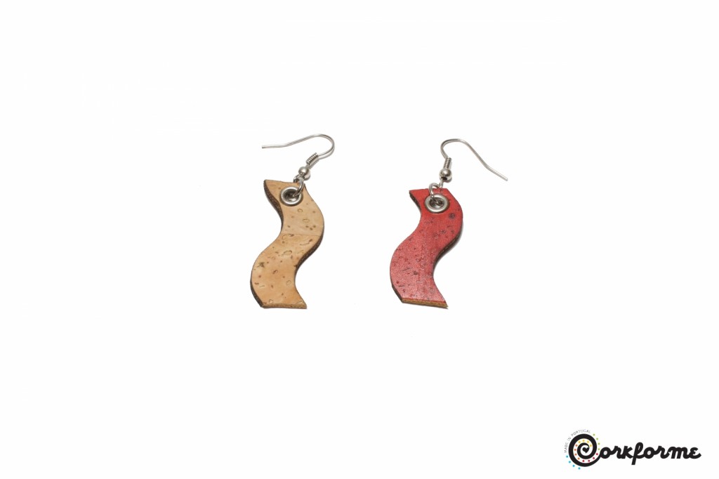 Cork Earrings Ref: C1178 A