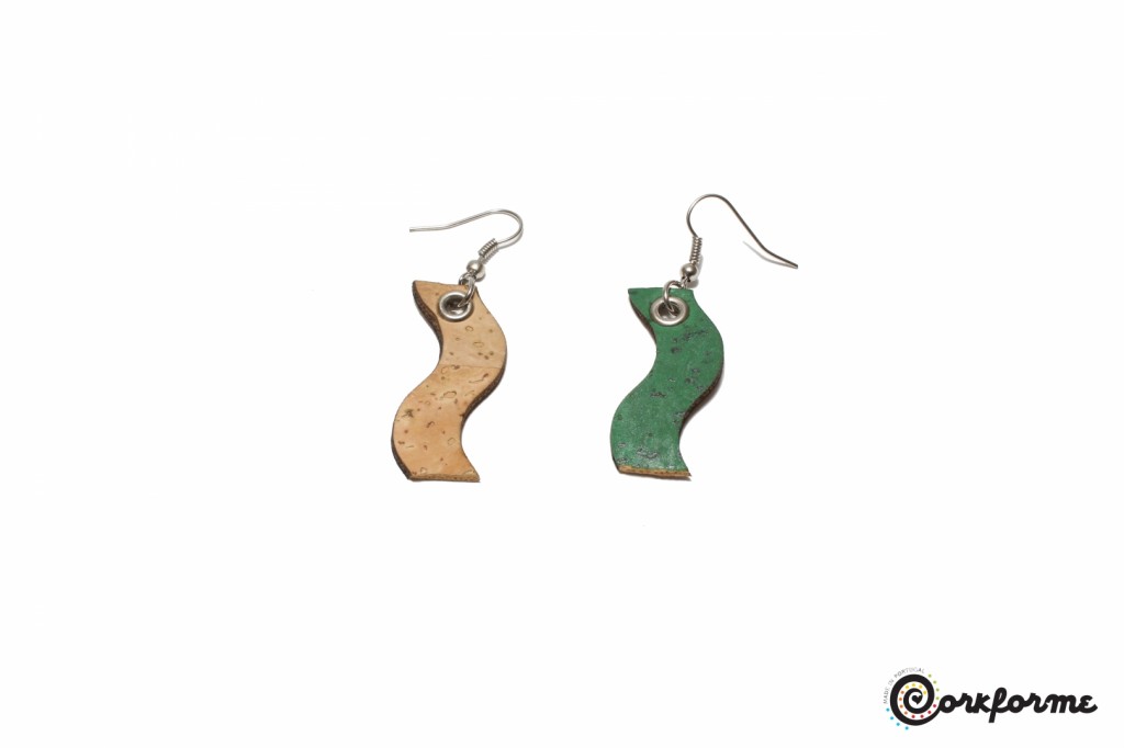 Cork Earrings Ref: C1178 A