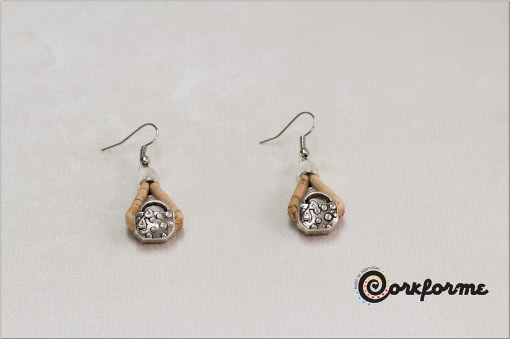 Cork Earrings Ref: 911 P