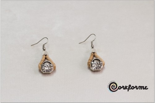 Cork Earrings Ref: 911 P Cork Earrings Ref: 911 P