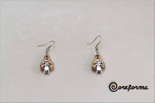 Brincos de Cortiça Ref: 911 U1 Brincos de Cortiça Ref: 911 U1