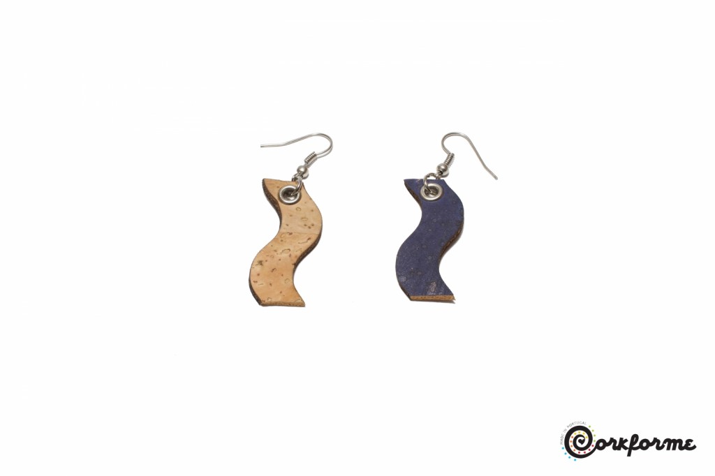 Cork Earrings Ref: C1178 A