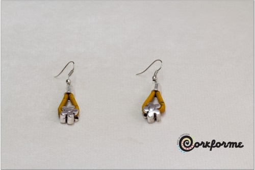 Cork Earrings Ref: 911 AG Cork Earrings Ref: 911 AG