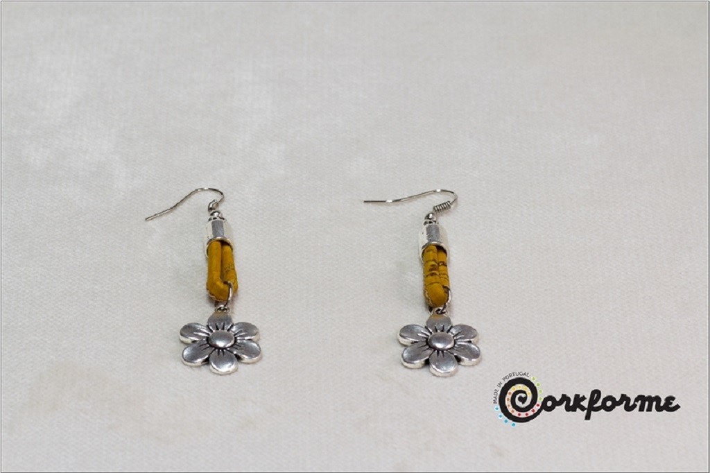 Cork Earrings Ref: 910 AQ Cork Earrings Ref: 910 AQ