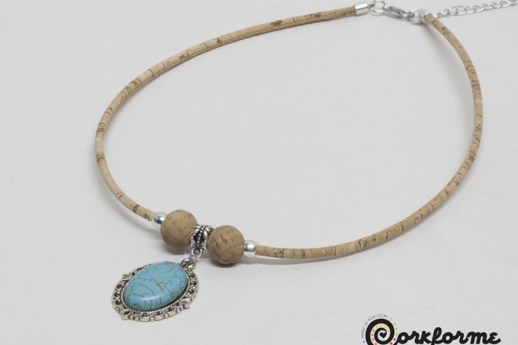 Cork Necklace Ref: 907 BL