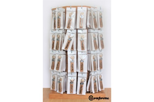 Porta-chaves de Cortiça Ref: 918 "K" Porta-chaves de Cortiça Ref: 918 "K"